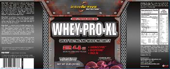 InterActive Nutrition Whey Pro XL - supplement