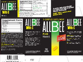 International Vitamin Corporation AllBee Plus Vitamin C - bcomplex supplement