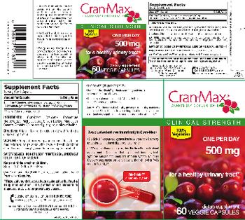 International Vitamin Corporation Cran-Max 500 mg - supplement