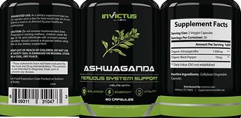 Invictus Labs Ashwagandha - supplement