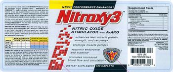 Iovate Health Sciences U.S.A. Nitroxy3 - supplement