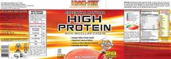 Iron-Tek Essential Natural High Protein Wild Strawberry - supplement