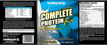 IronMagLabs Complete Protein RX French Vanilla - supplement