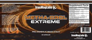 IronMagLabs Metha-Drol Extreme Pro-Anabolic Mass Stack - supplement