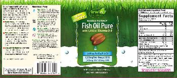 Irwin Naturals Double-Potency Fish Oil Pure Natural Citrus Flavor - supplement