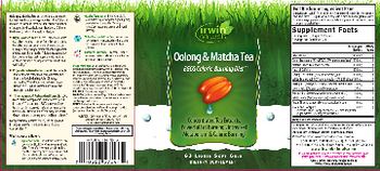Irwin Naturals Oolong & Matcha Tea EGCG Calorie-Burning Diet - supplement