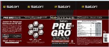 Isatori Pre-Gro Delicious Fruit Punch - supplement