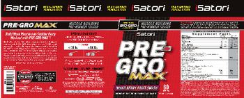 Isatori Pre-Gro Max Mixed Berry Fruit Smash - supplement