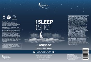 Isodiol Bioactive Sleep Shot Dreamberry - supplement