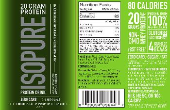 ISOPURE ISOPURE 20 Gram Protein Apple Melon - supplement