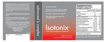 Isotonix Advanced B Complex - an isotoniccapable supplement