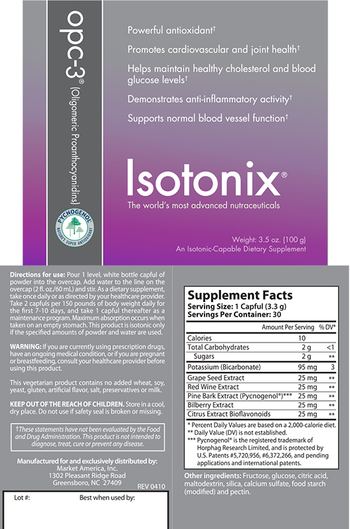 Isotonix Isotonix Opc-3 (Oligomeric Proanthocyanidins) - an isotoniccapable supplement