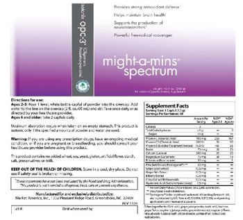 Isotonix Might-A-Mins Spectrum OPC-3 (Oligomeric Proanthocyanidins) - an isotoniccapable supplement