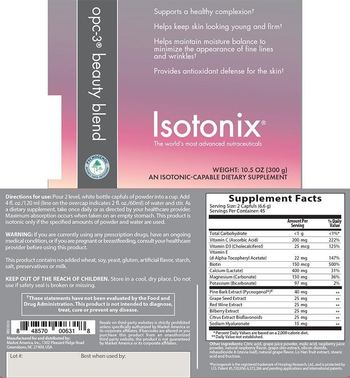 Isotonix OPC-3 Beauty Blend - an isotoniccapable supplement