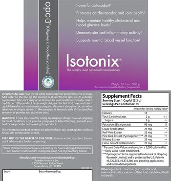 Isotonix OPC-3 (Oligomeric Proanthocyanidins) - an isotoniccapable supplement