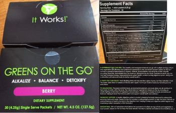 It Works! Greens on the Go Berry - supplement