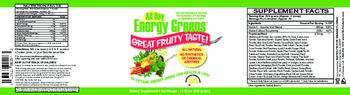 IVL Institute For Vibrant Living All Day Energy Greens - supplement