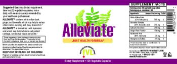 IVL Institute For Vibrant Living Alleviate - supplement