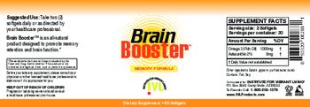 IVL Institute For Vibrant Living Brain Booster - supplement