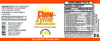 IVL Institute For Vibrant Living Chew-Zyme - supplement