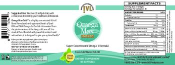 IVL Institute For Vibrant Living Omega Max Gold Lemon Flavor - supplement