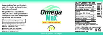 IVL Institute For Vibrant Living Omega Max - supplement