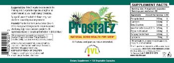 IVL Institute For Vibrant Living ProstaEz - supplement