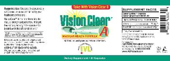 IVL Institute For Vibrant Living Vision Clear A Macular Health Formula - supplement