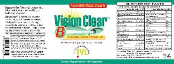 IVL Institute For Vibrant Living Vision Clear B Occular Health Formula - supplement