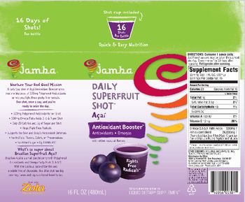 Jamba Daily Superfruiti Shot Acai - liquid supplement