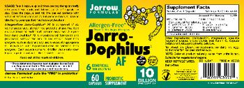 Jarrow Formulas Allergen-Free Jarro-Dophilus AF - probiotic supplement