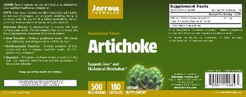 Jarrow Formulas Artichoke 500 mg - supplement