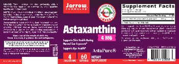Jarrow Formulas Astaxanthin 4 mg - supplement