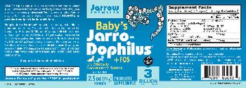 Jarrow Formulas Baby's Jarro-Dophilus + FOS - probiotic supplement