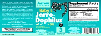 Jarrow Formulas Baby's Jarro-Dophilus + GOS - probiotic supplement