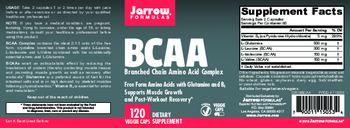Jarrow Formulas BCAA Branched Chain Amino Acid Complex - supplement