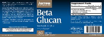 Jarrow Formulas Beta Glucan - supplement