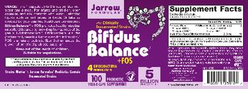 Jarrow Formulas Bifidus Balance + FOS - probiotic supplement