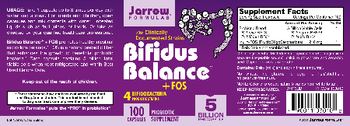 Jarrow Formulas Bifidus Balance +FOS - probiotic supplement