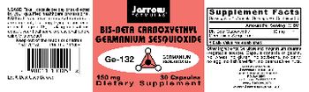 Jarrow Formulas Bis-Beta Carboxyethyl Germanium Sesquioxide 150 mg - supplement