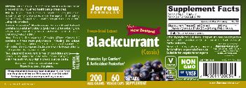 Jarrow Formulas Blackcurrant Freeze-Dried Extract 200 mg - supplement