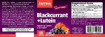 Jarrow Formulas Blackcurrant + Lutein - supplement