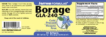 Jarrow Formulas Borage GLA-240 - supplement