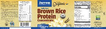 Jarrow Formulas Brown Rice Protein Concentrate Vanilla Flavor - supplement
