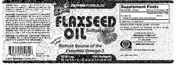 Jarrow Formulas Certified Organic Flaxseed Oil 1000 mg - supplement