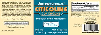 Jarrow Formulas Citicoline CDP Choline 250 mg - supplement