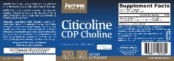 Jarrow Formulas Citicoline CDP Choline 250 mg - supplement