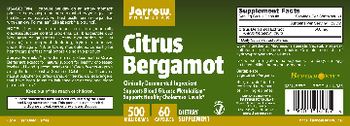 Jarrow Formulas Citrus Bergamot 500 mg - supplement