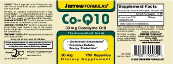Jarrow Formulas Co-Q10 30 mg - supplement