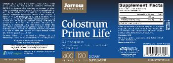 Jarrow Formulas Colostrum Prime Life 400 mg - supplement